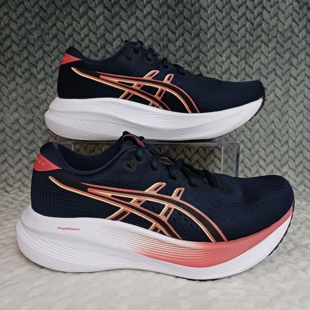 Asics Gel Excite 11 Women's Walking Running Shoes Midnight Dark Pink Clay Size 7